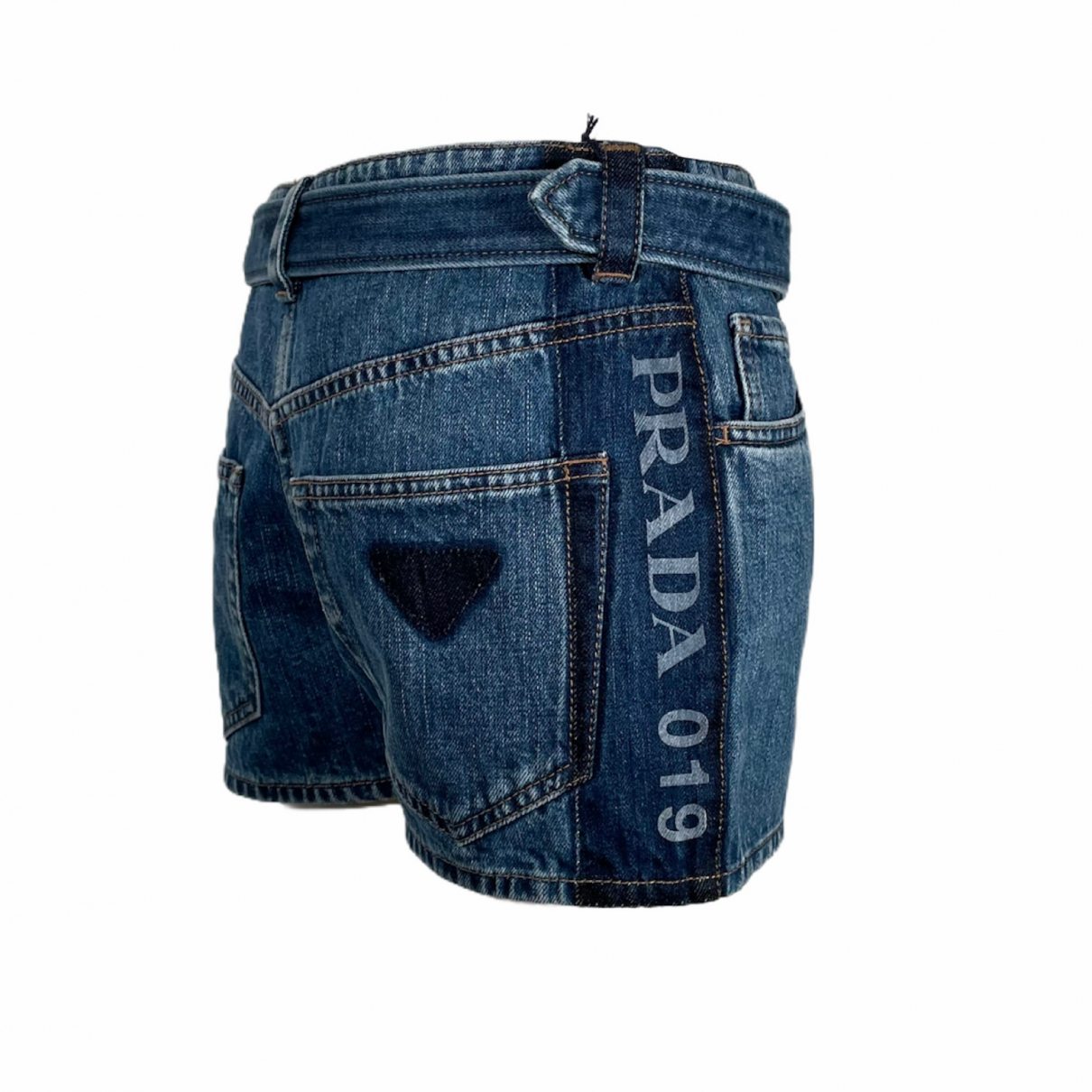 Shorts Prada Blue size 40 IT in Denim 